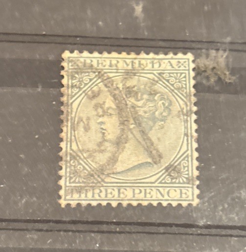 Bermuda - SG 28 - used - 1886 - 3d - grey