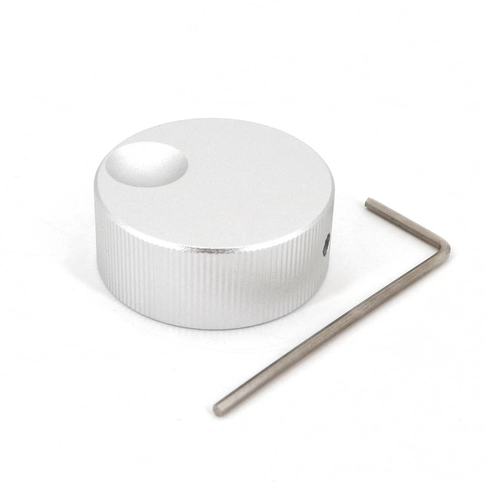 Solid Aluminum 32mm*13mm Audio Volume Rotary Control 6mm Potentiometer Knob US