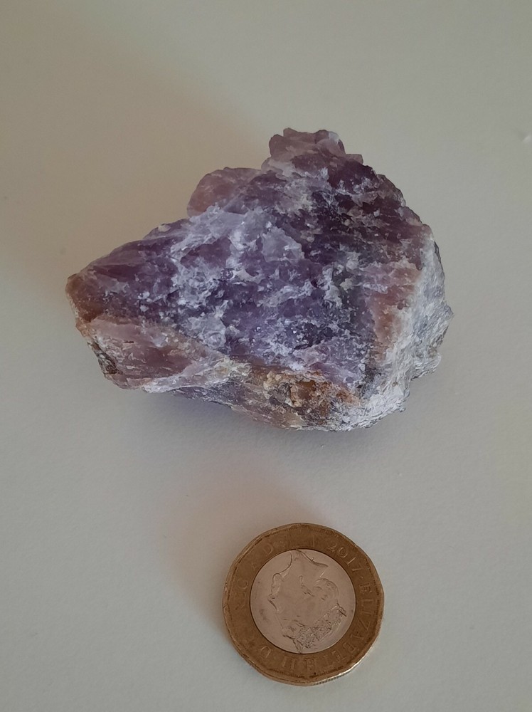 Amethyst Raw Chevron Specimen Crystal 108g