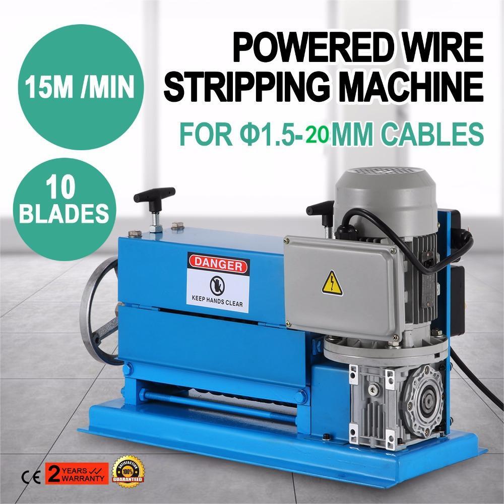 Automatic Scrap Cable Stripper Electric Wire Stripping Machine 0.06-0.8 inch