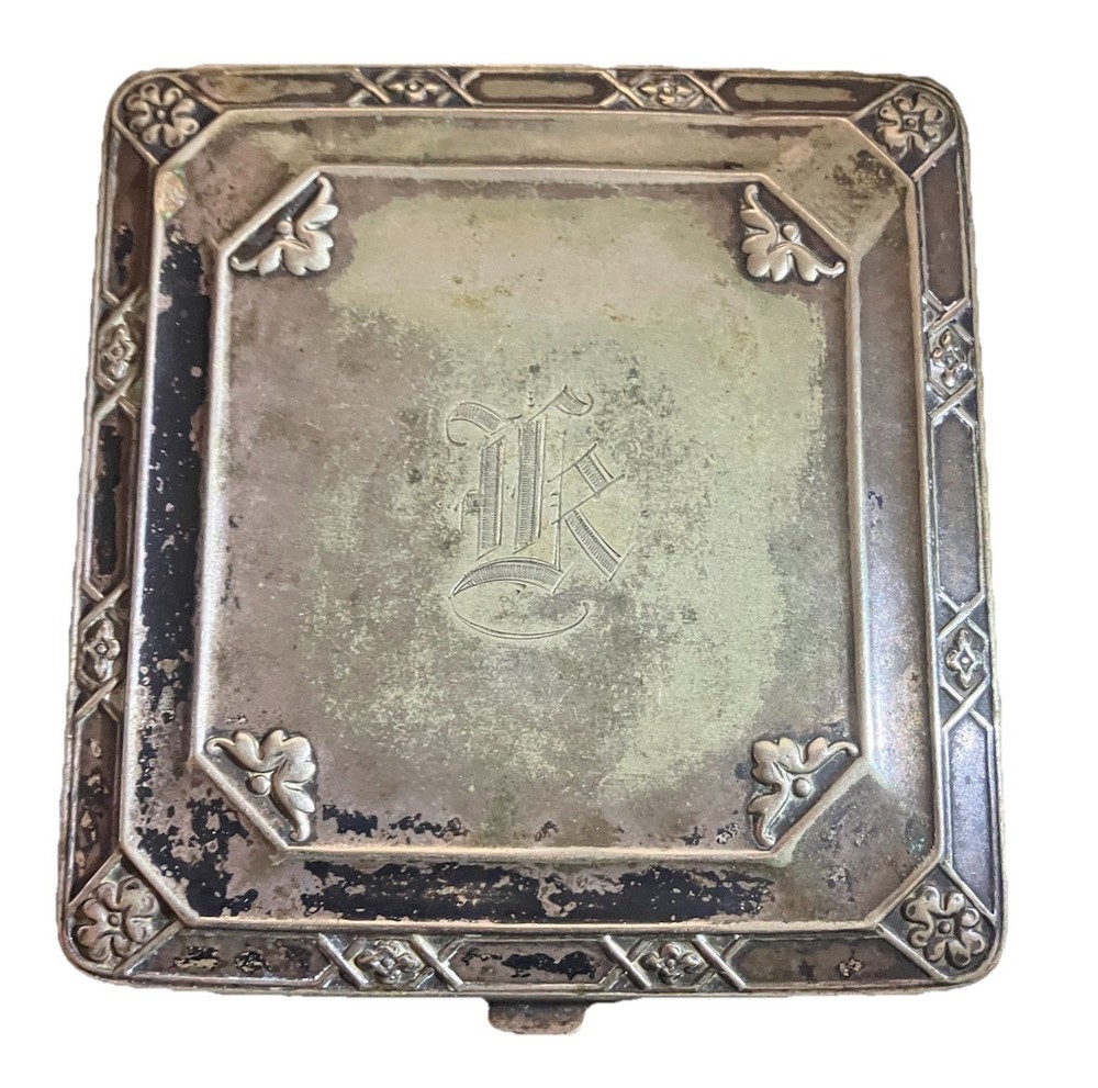 Vintage "German Silver" (Cooper Nickel) Ornate Box