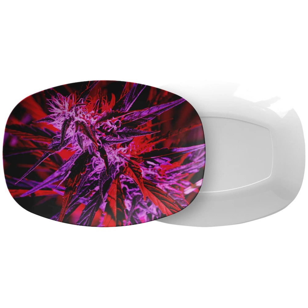 Into The Cannabis Galaxy Purple Platter