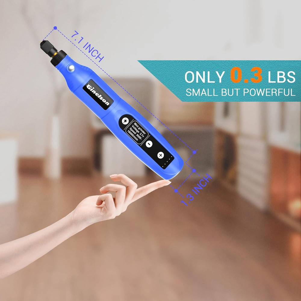 Cordless Rotary Tool, 5 Variable Speed Mini Rotary Tool Kit with 70 Accessories