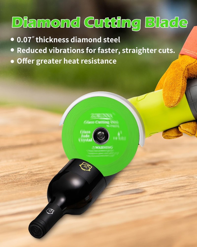4" Diamond Glass Tile Cutting Discs – 3 Ultra-Thin Cutting Tools