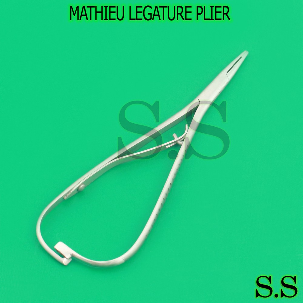 100 Mathieu Ligature Elastic Placing Plier 5.5" Orthodontic Instruments