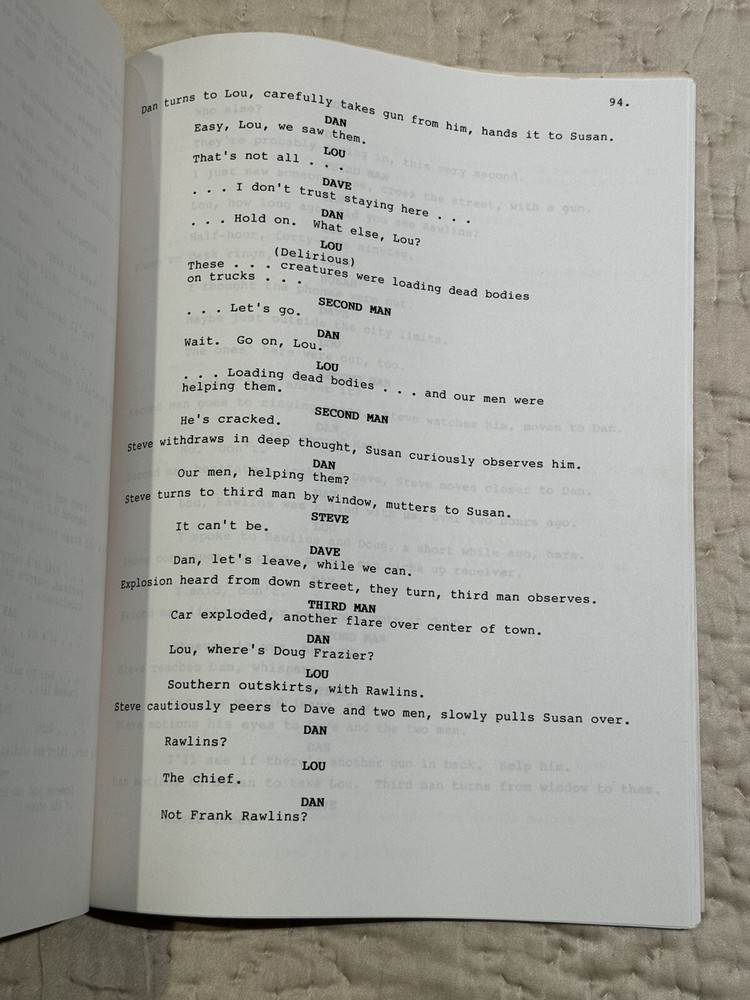 "ENEMY FROM THE UNKNOWN" by John M Radice Script ROBERT BLOCH Estate