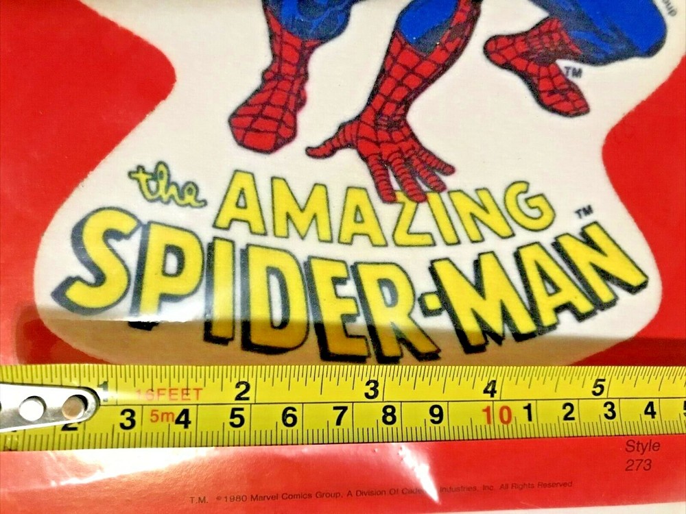 Vintage Spider-Man Marvel Comics Iron-On/Sew-On Felt Patch 1980's