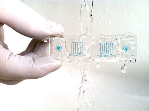 4 McMaster Method Microscope Slides, by FEC Source, Fecal/Worm Transparent