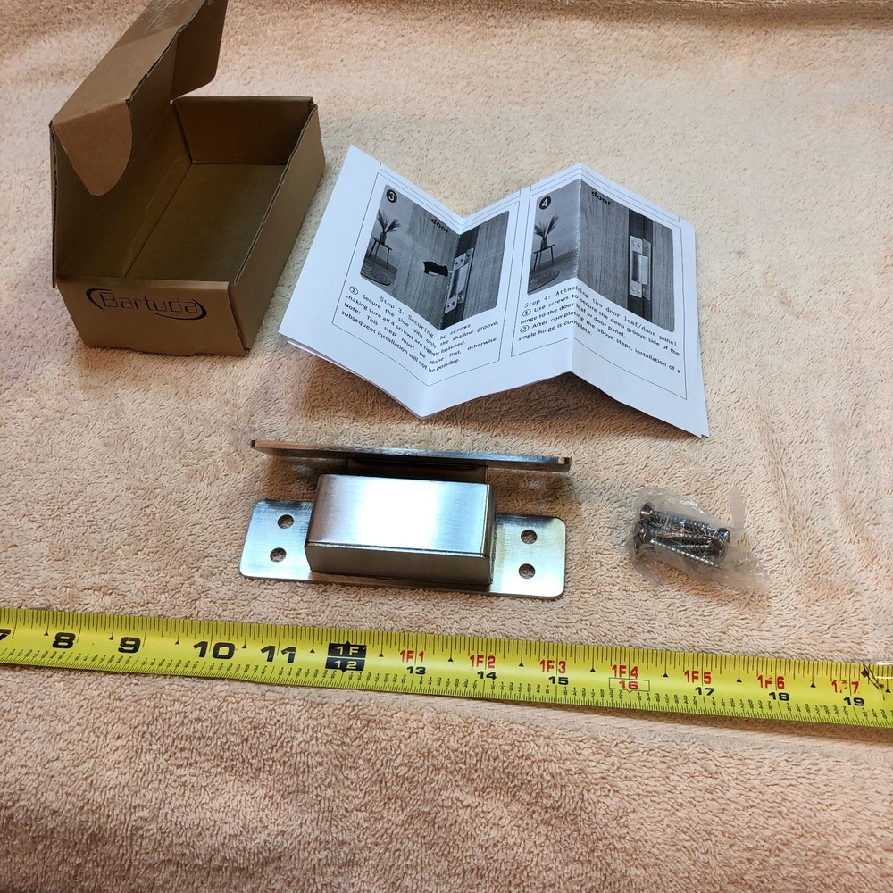 BARTUDA STAINLESS STEEL HEAVY DUTY INVISIBLE HINGE