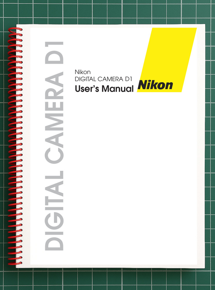 Nikon D1 — User Manual Owners Guide Reference — 145 Pages — USA Made