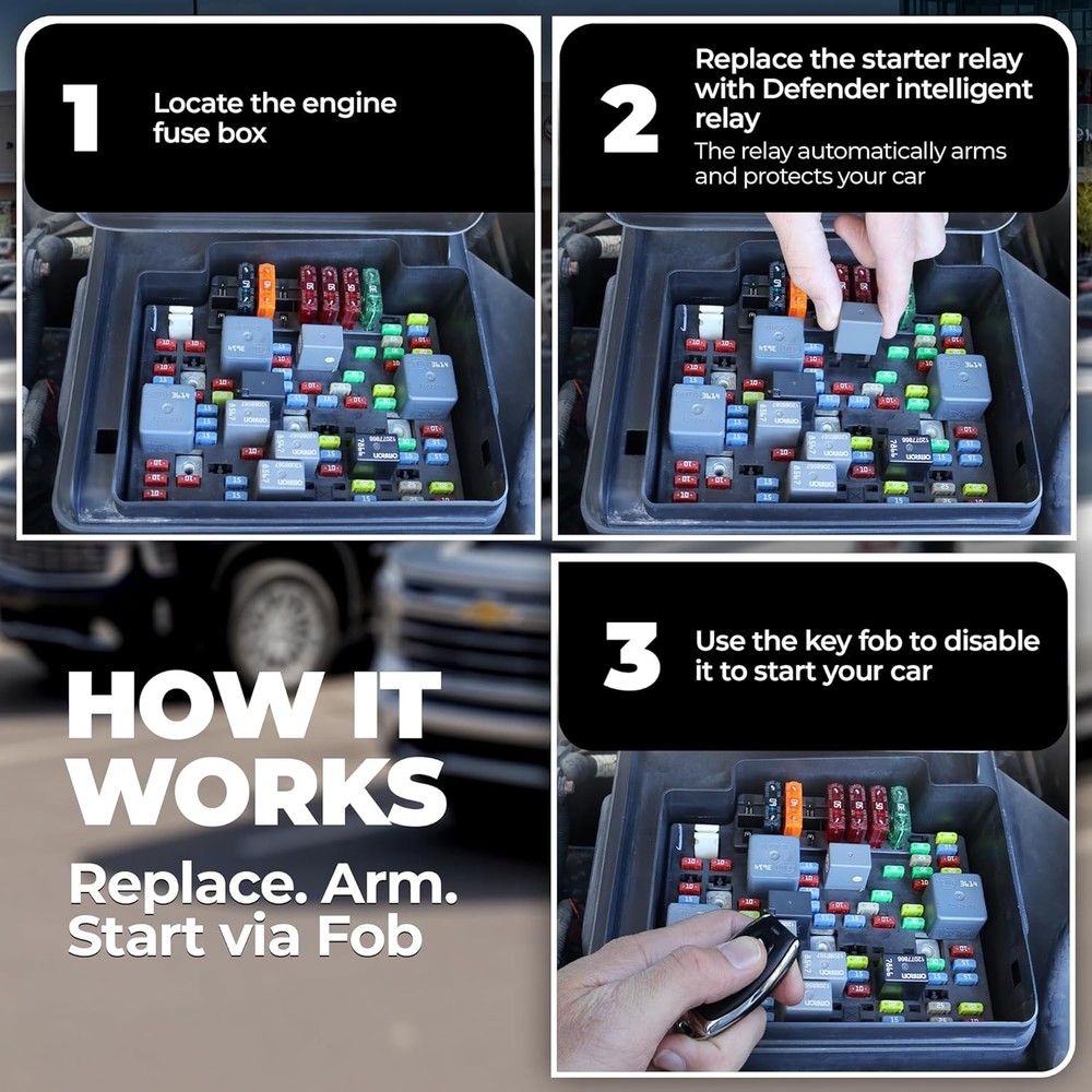Remote Kill Switch Immobilizer for GM Trucks 1999 2018