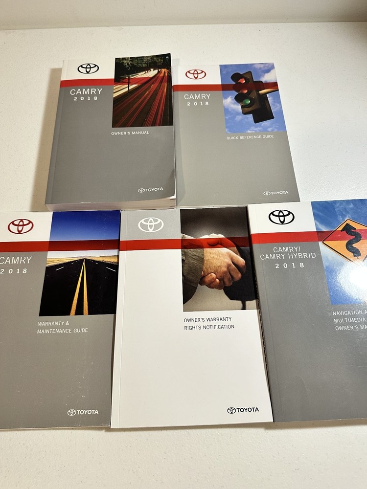 Toyota Camry Owner's Manuals Set 2018