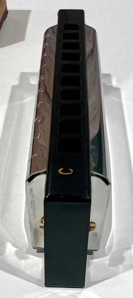 Ridley's 10 Hole Harmonica With Sturdy Case, Cleaning Cloth & Instructions 2015
