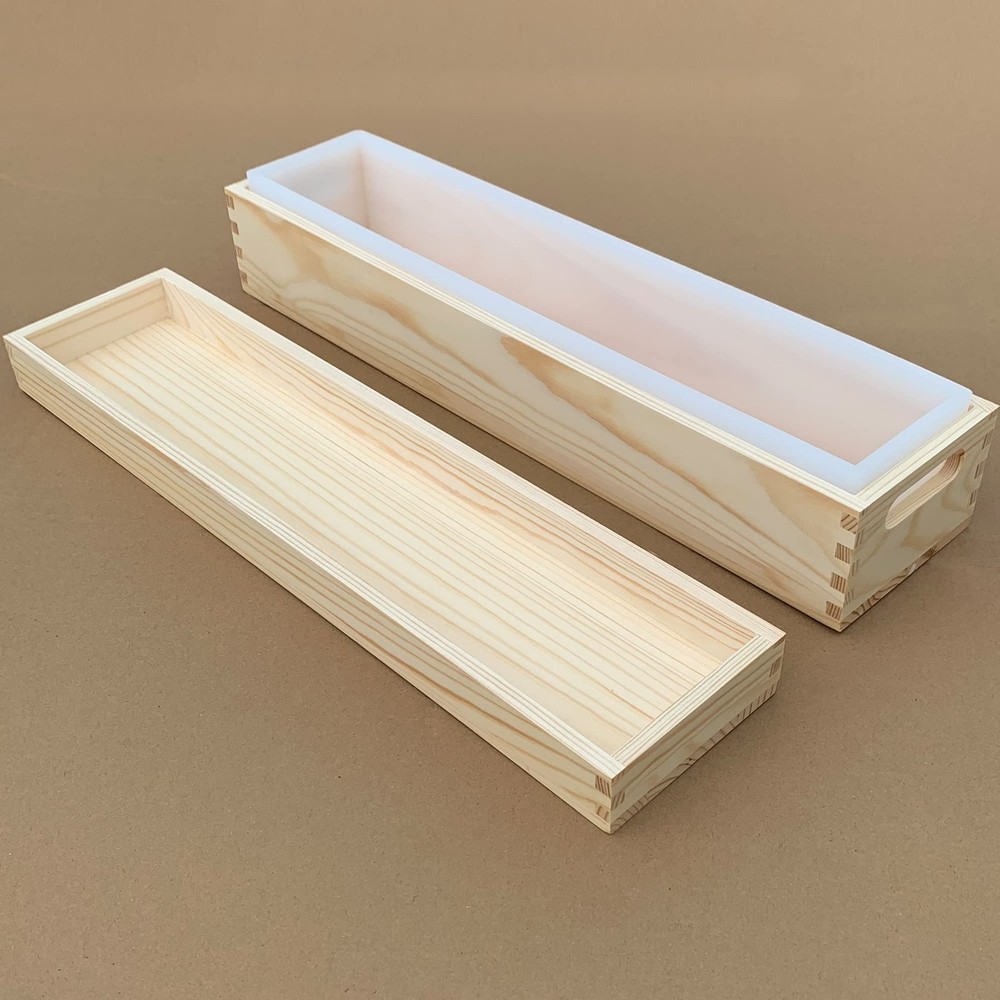 Rectangular soap Mold for soap Making Large Size - 2500ML 80OZ 5lb Large Rect...