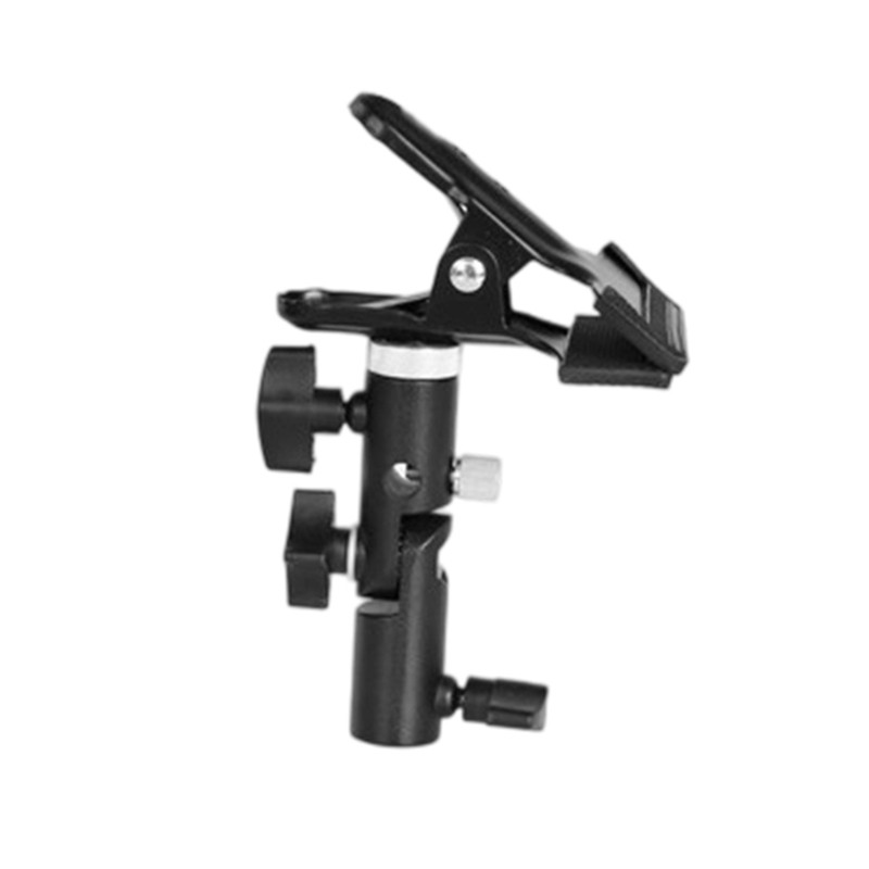 Light Stand Clamp Mount Bracket with Easy Installation and High Compatibility