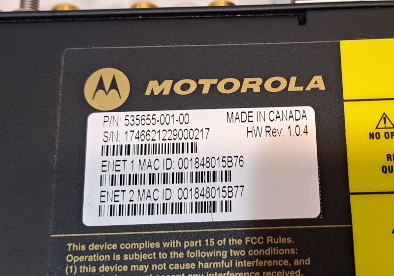 Motorola ARPD-1000 High Density Compact Demodulator + 6 ADM-4000 Modules