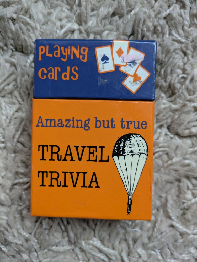 Travel Trivia Playing Cards - Unopened