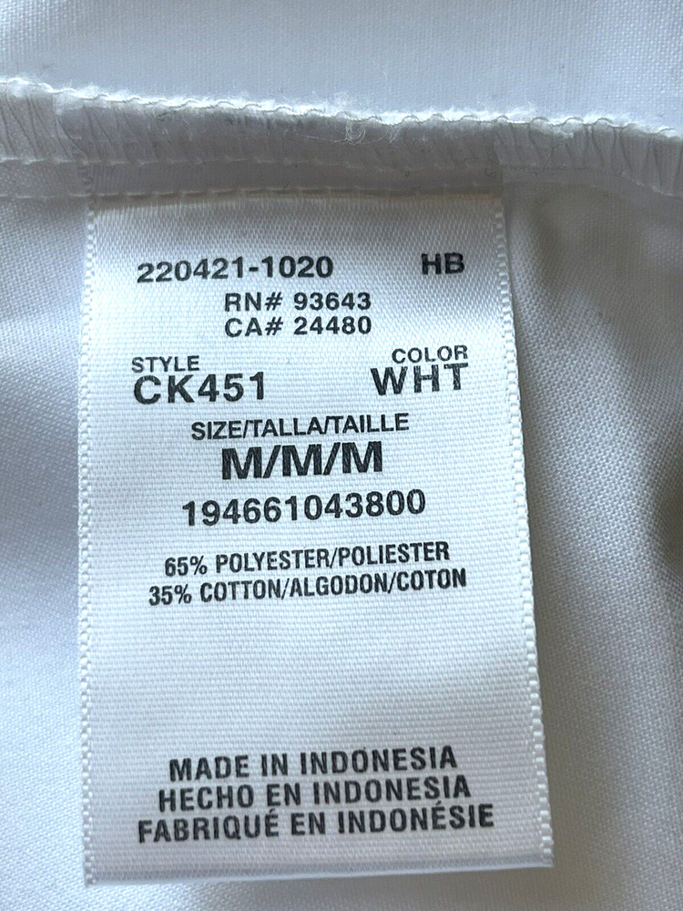 Cherokee Project Lab Women’s 29” White Lab Coat Size Medium Style CK451