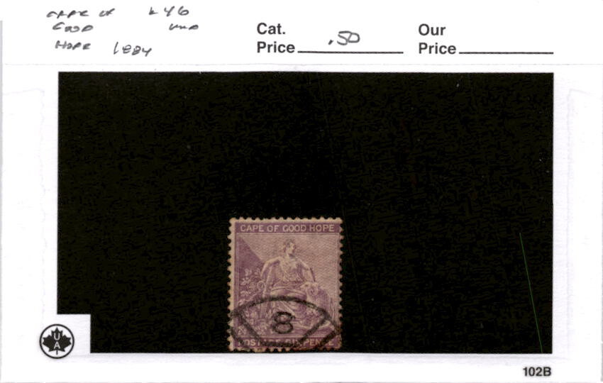 Cape Good Hope, Postage Stamp, #46 Used, 1884 (AB)