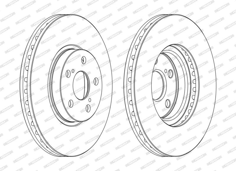 Brake Disc FERODO DDF1508C