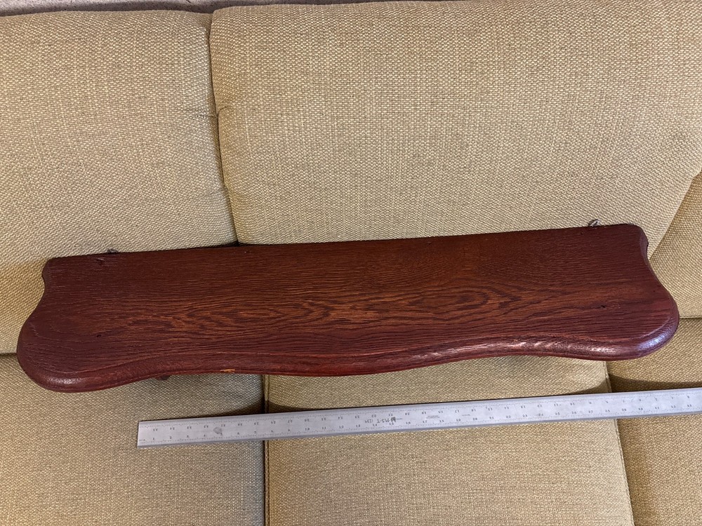 Antique Wall Shelf Quarter sawn Oak