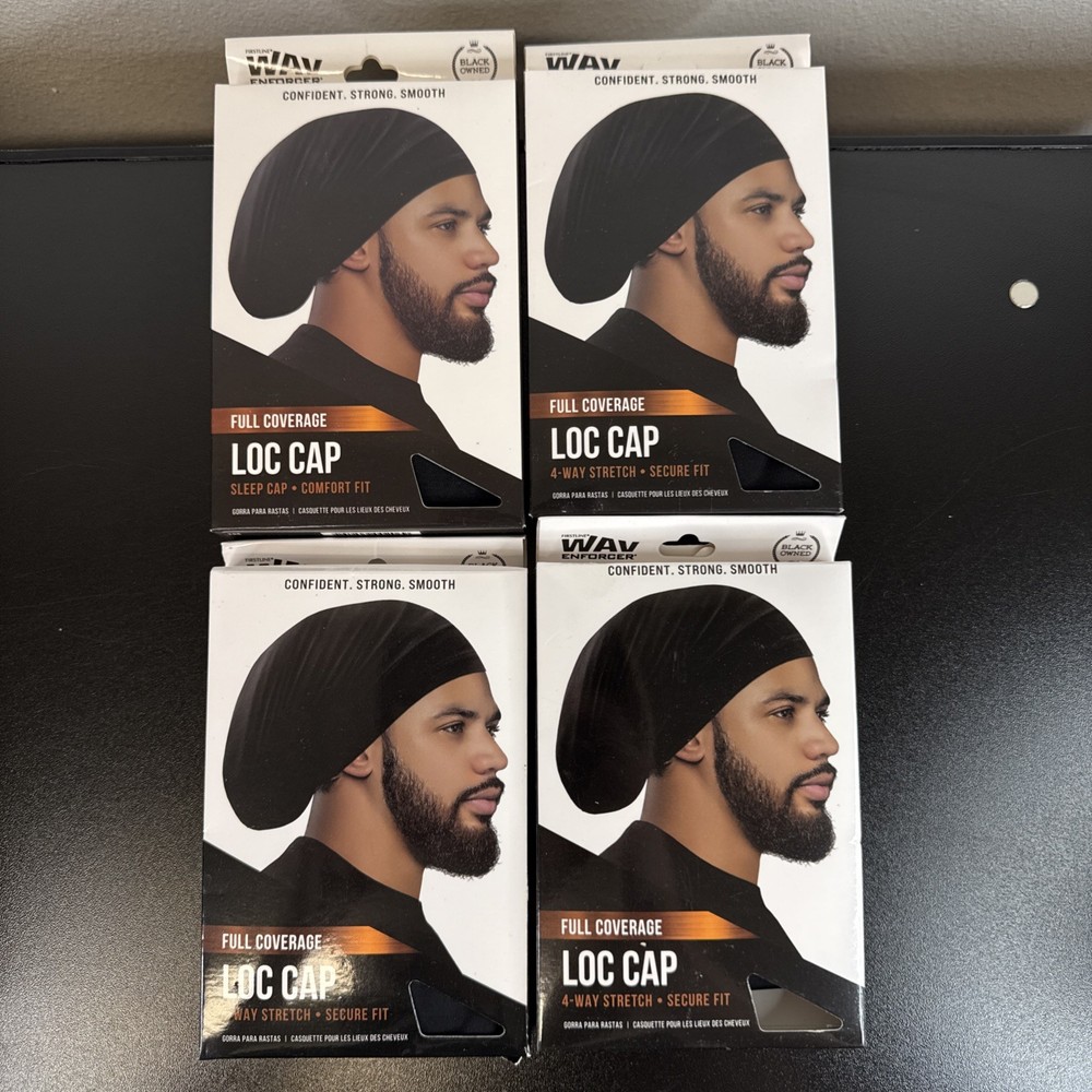 4 Quantity WavEnforcer Loc Cap 4-way Stretch Secure Fit