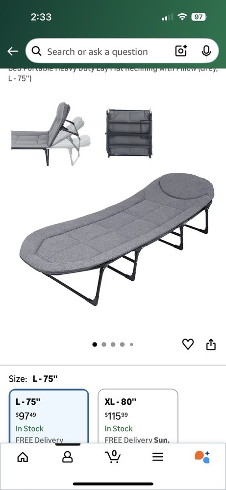 Snozeflex Camping Cot