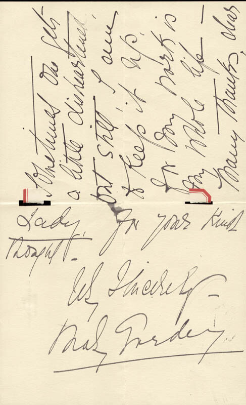 MARY GARDEN - AUTOGRAPH LETTER SIGNED