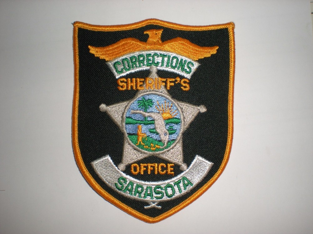 SARASOTA COUNTY, FLORIDA SHERIFF'S DEPARTMENT CORRECTIONS PATCH.