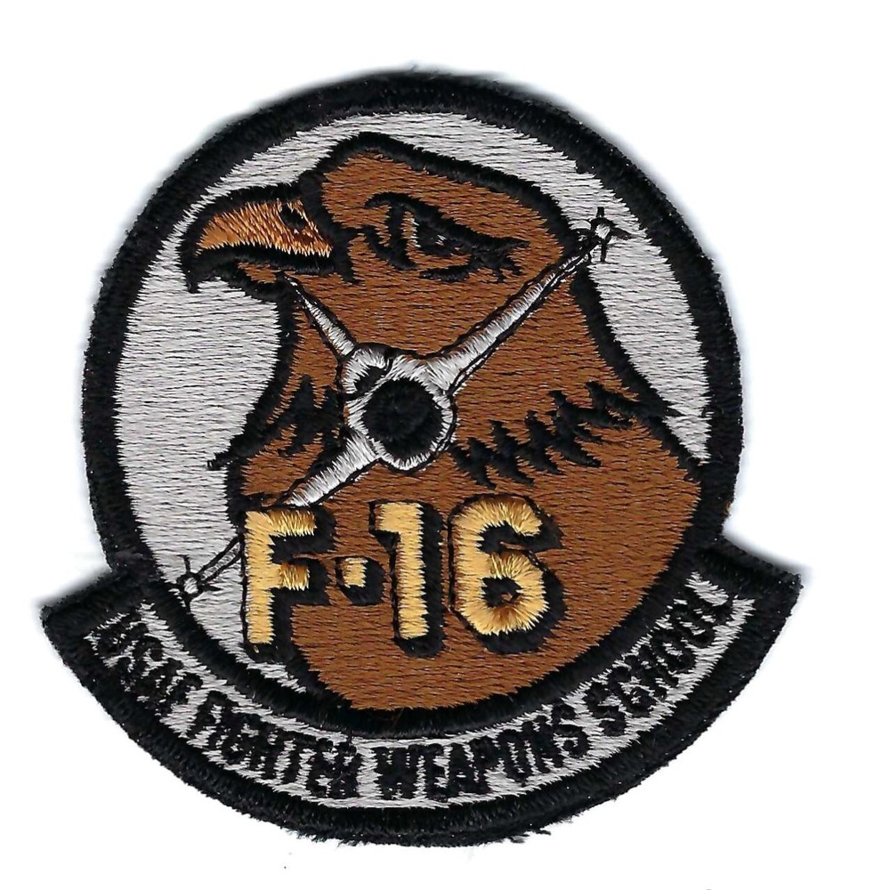 80's F-16 FIGHTER WEAPONS SQUADRON(1st VERSION)  patch
