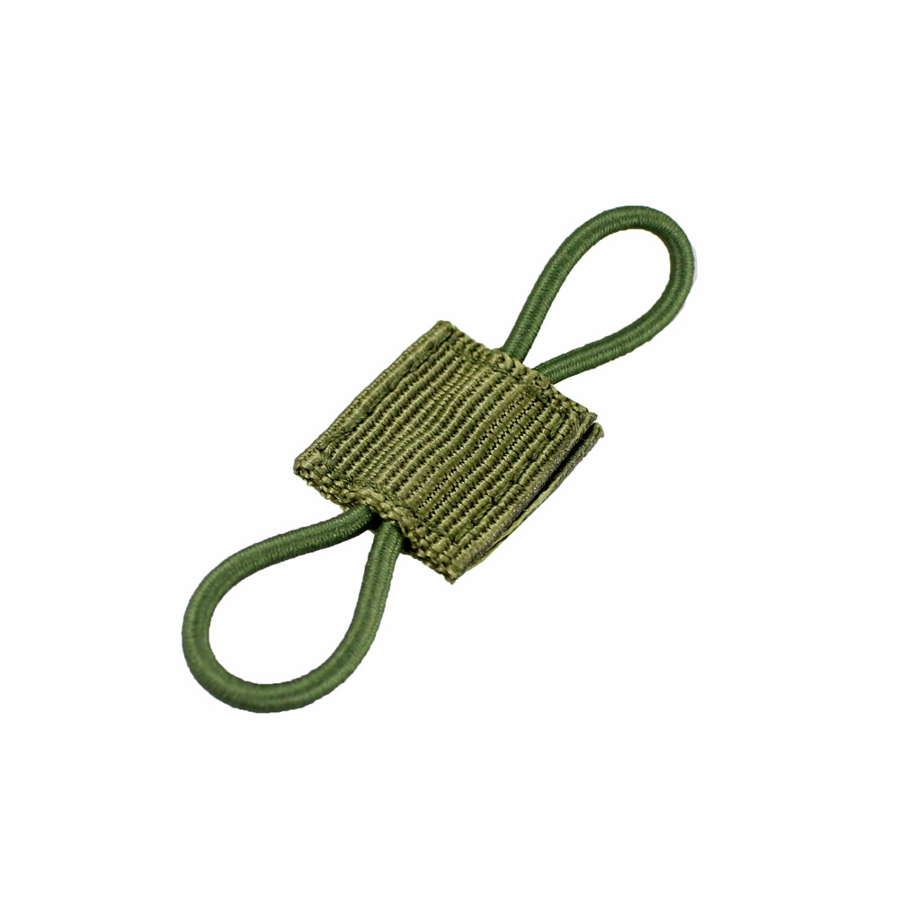 10X Molle Tactical PTT Retainer Retainers Webbing Communication Cable Fastener