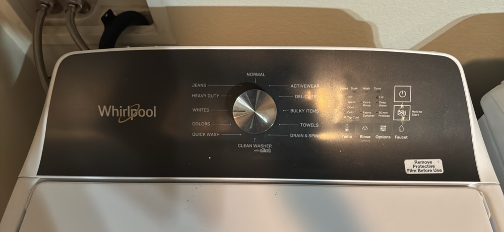 Whirlpool washer and dryer set used $800