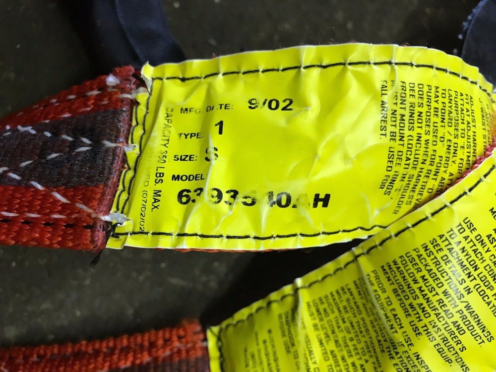 BUCKINGHAM Model #6393540AH BELT/HARNESS LINEMAN SIZE MEDIUM