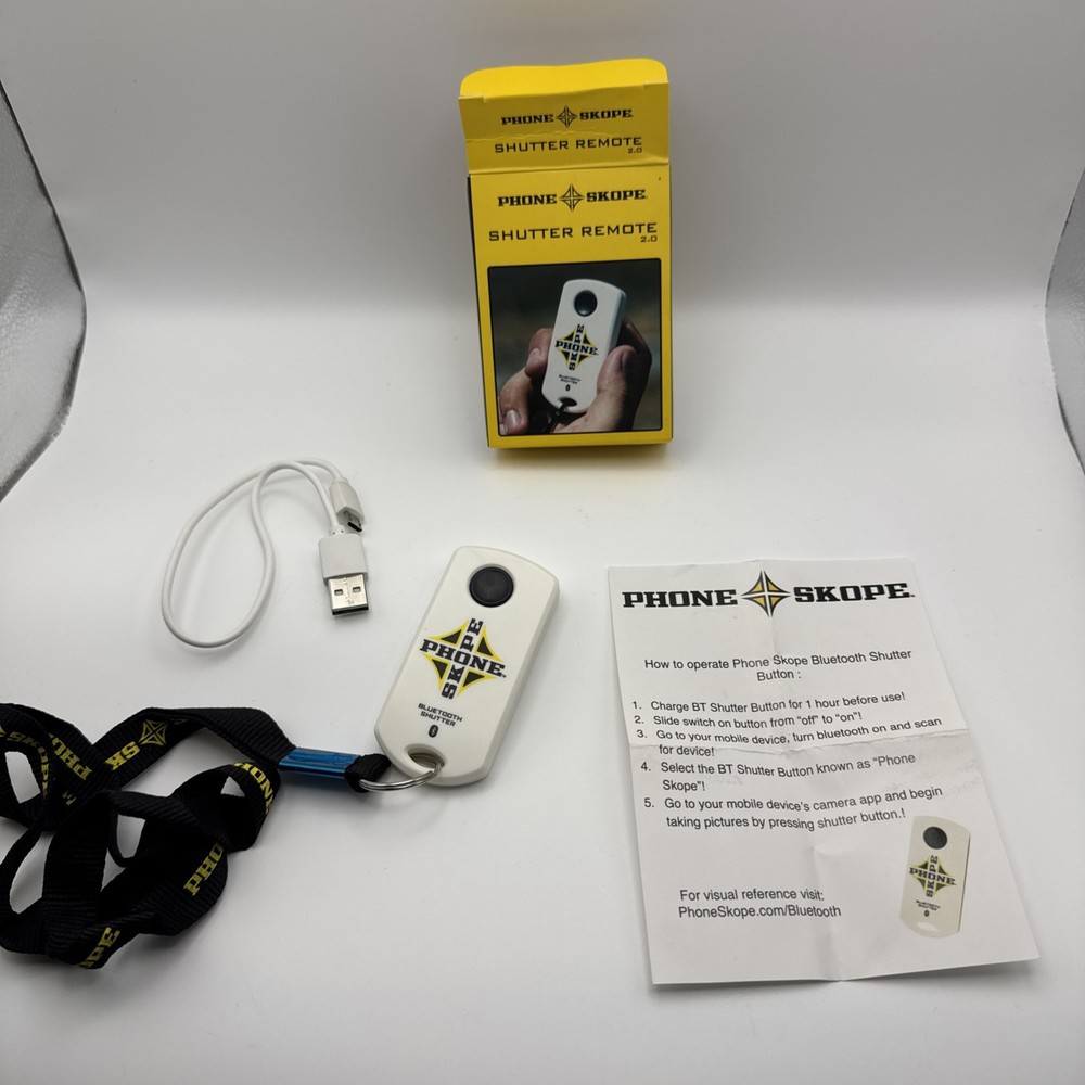 Phone Skope Shutter Remote 2.0 - Used With Box