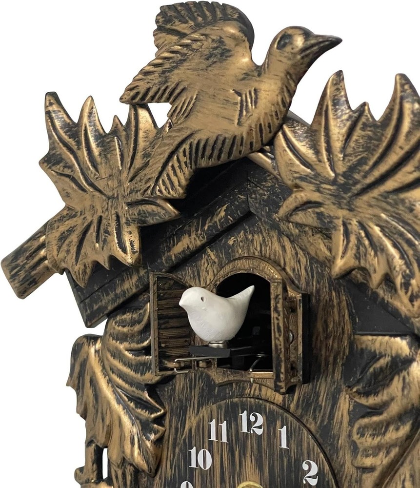 Unique Vintage Cuckoo Clock - Features Night/Day Modes and Adjustable Chime