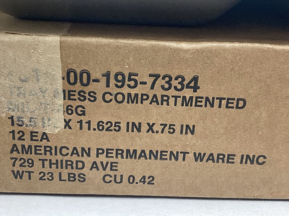 Mess Hall Tray USGI From the Original Case