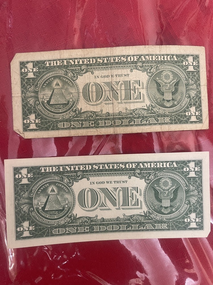 1957 $1 Dollar Silver Certificate Note One Dollar Bill Blue Seal