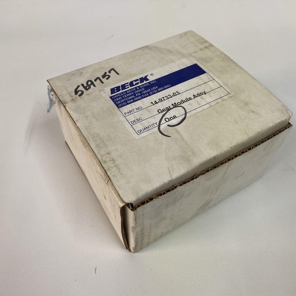 Beck 14-9733-03 Gear Module Assembly