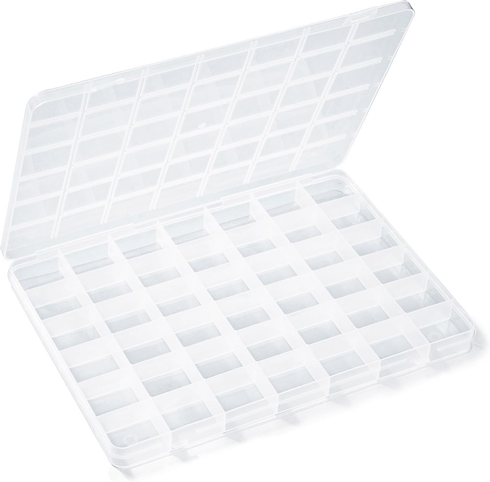 42 Grids Plastic Bead Organizer Beads Storage Containers Bead Holder Or