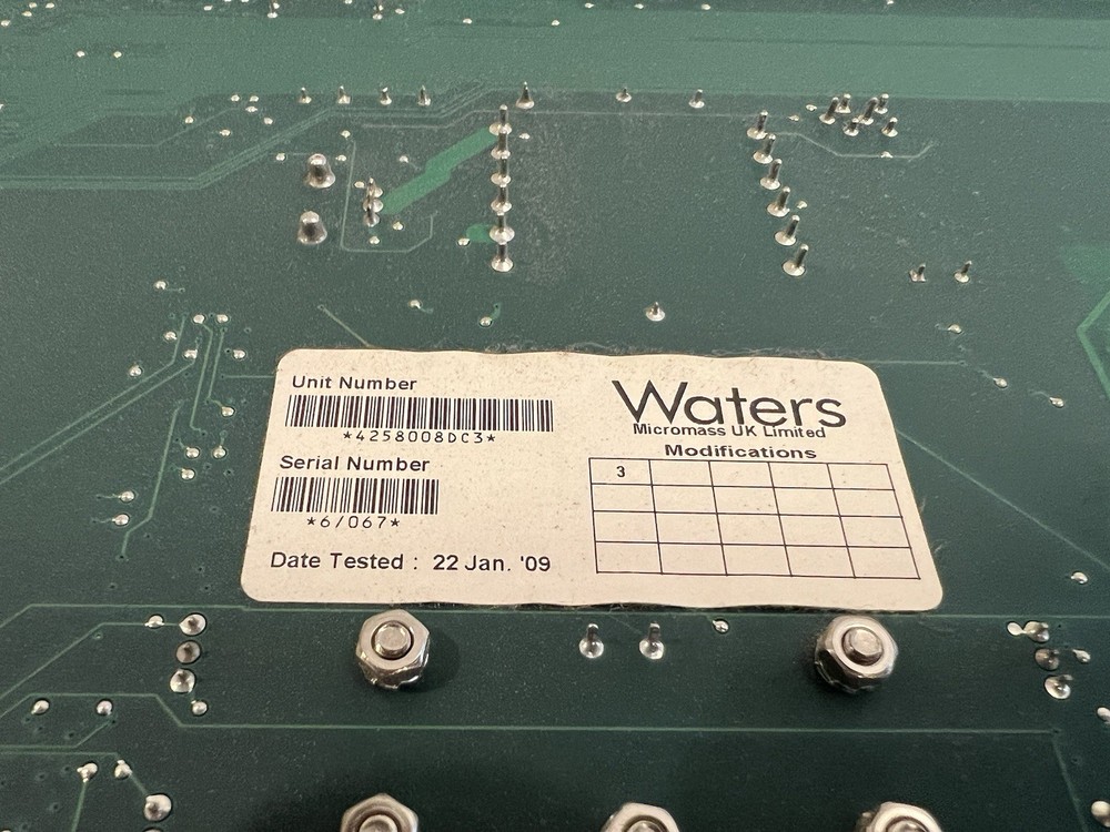 Waters Xevo TQ-MS Mass Spectrometer - Barrier Scan-Wave PCB Board (4258008DC3)