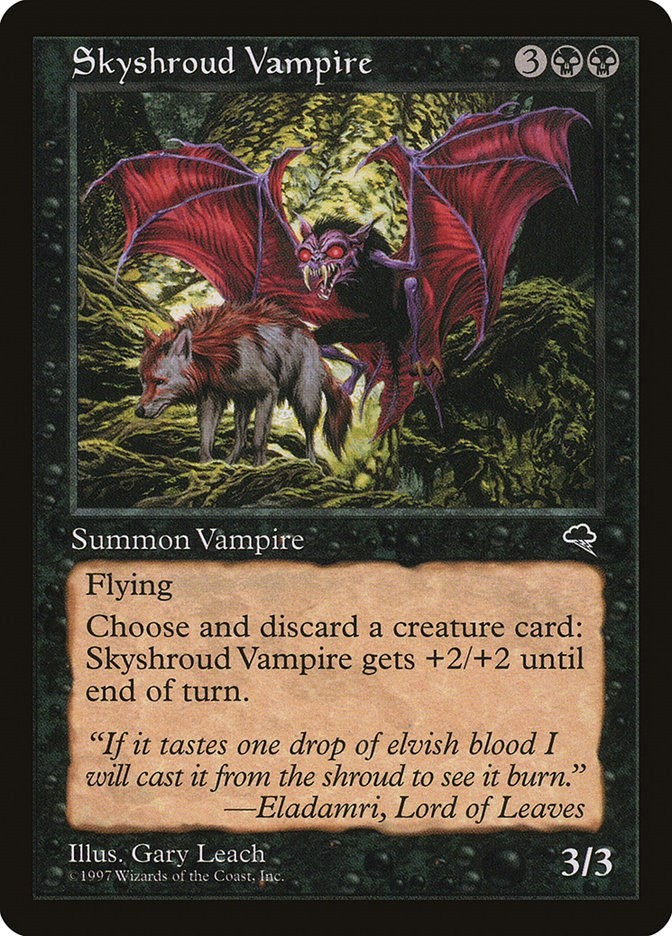Skyshroud Vampire Tempest 157 MTG MP