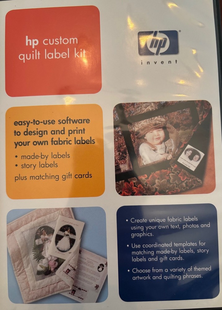 HP Custom Quilt Label Kit