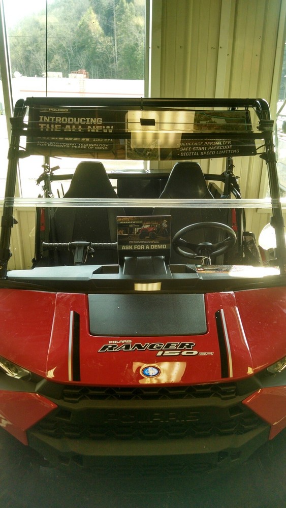 Polaris Ranger 150 Clear Folding Windshield..A Full 1/4 THICK!!