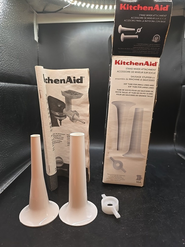 KitchenAid Sausage Stuffer Stand Mixer Attachment - White