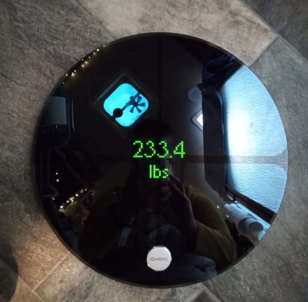 ⚫ Qardio Base 2 Wireless Smart Scale & Body Analyzer -Black *Read Description!