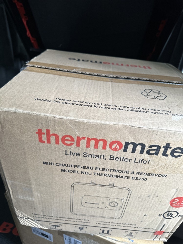 Thermomate Mini Tank Electric Water Heater ES250 2.5 Gallons Point of Use