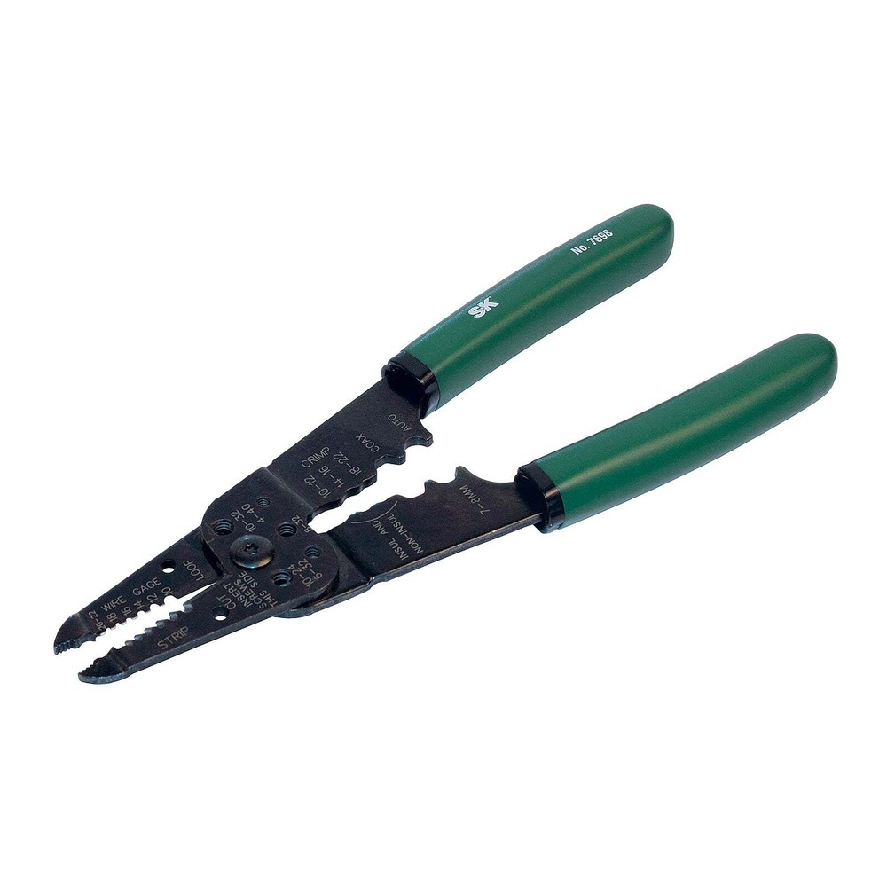 SK Tools 8" Crimper/ Cutter/ Stripper 7698