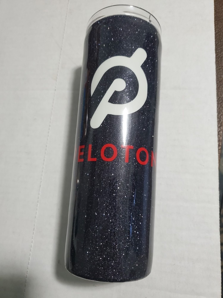 Peloton Sparkle Glitter Water Tumble Cup