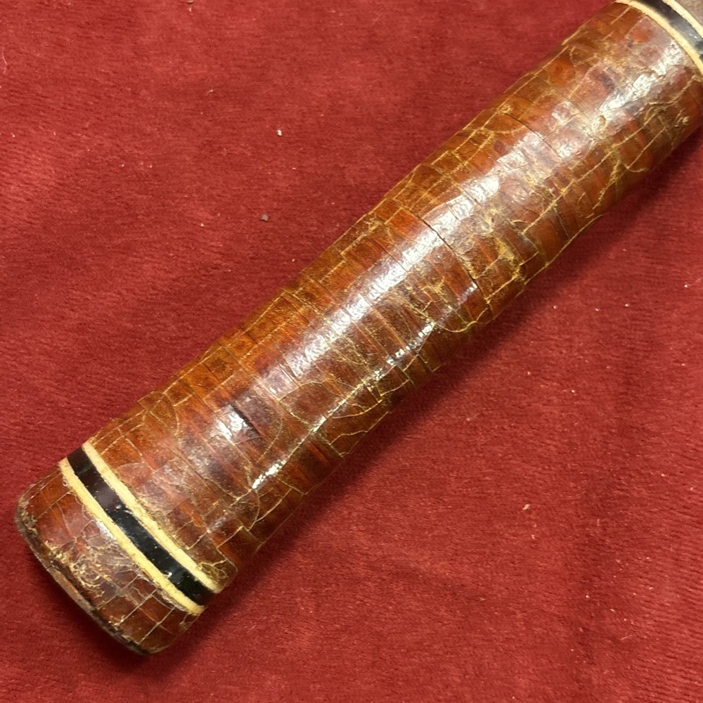 Vintage ESTWING Hammer With Stacked Leather Handle
