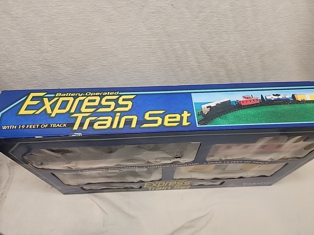 NEVER OPENED! Battery Operated Express Train Set. N.O.S.